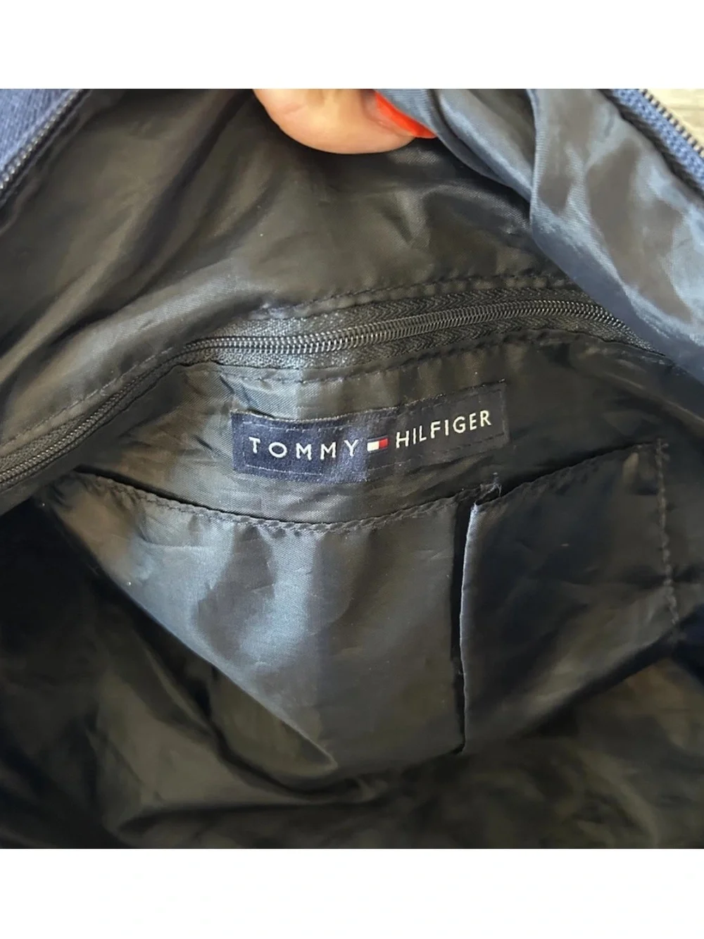 Tommy Hilfiger Bag 90s 00s Y2k Gym Work-out Sports Travel Carry-all Duffle